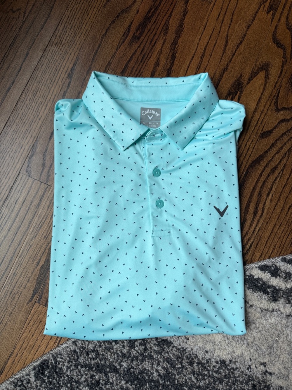 Callaway Teal Polo with logo